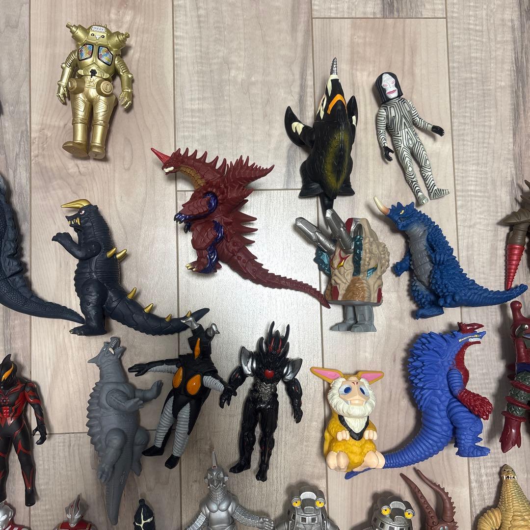ウルトラマン＆ウルトラ怪獣ソフビ　53体まとめ売り