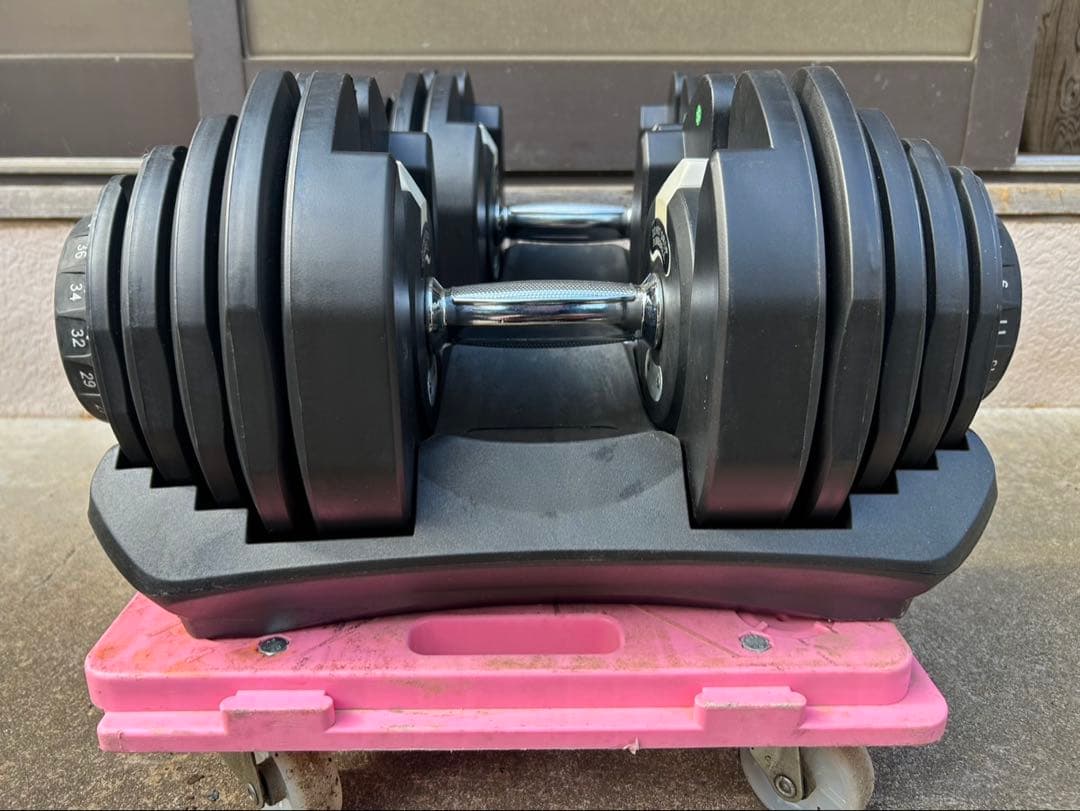 【引取歓迎】BARWING 可変式ダンベル 40kg ダンベル