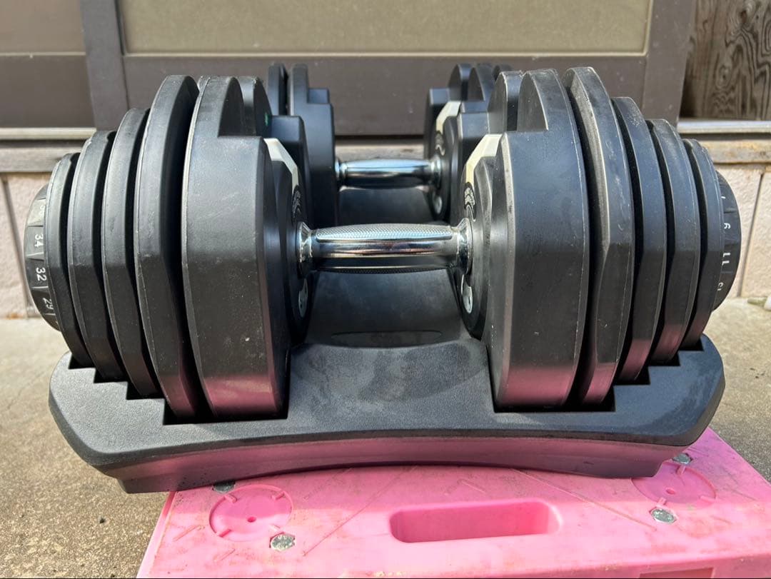 【引取歓迎】BARWING 可変式ダンベル 40kg ダンベル