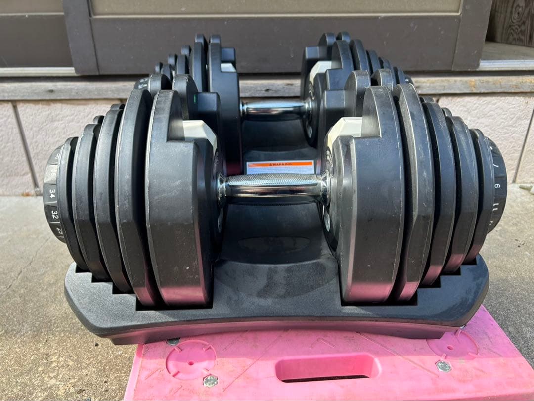 【引取歓迎】BARWING 可変式ダンベル 40kg ダンベル