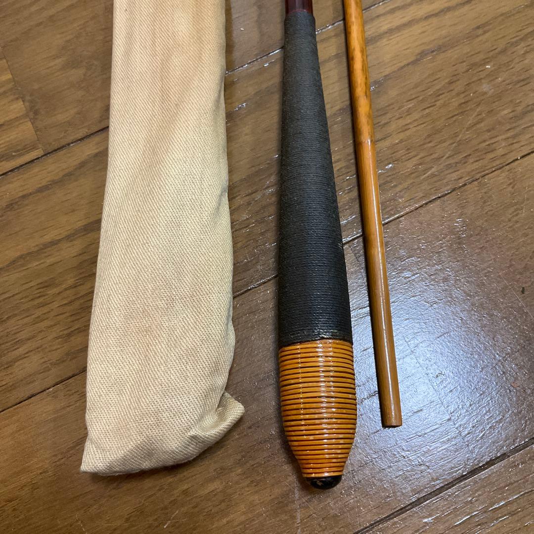 名人 竿 竹製 ヘラブナ竿 名人　竿太郎　専用ケース付き　290cm 和竿