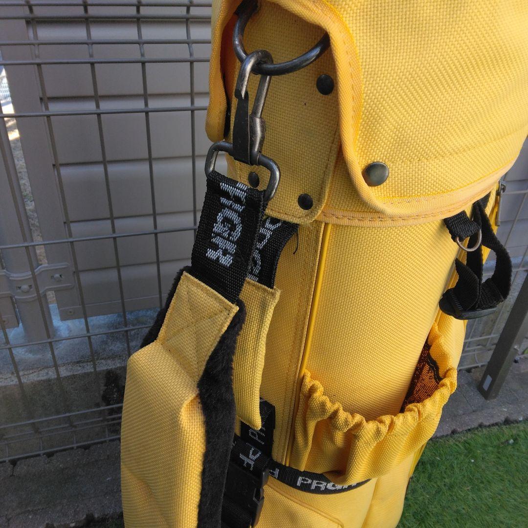 PRGR イエロー レディースキャディバッグ