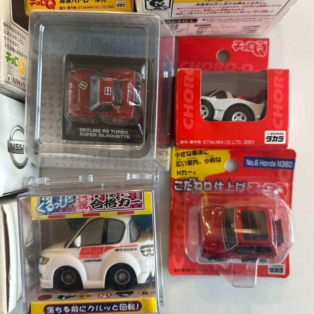日産オリジナルチョロＱ第五弾　ニッサンスカイラインバン等14セット16台