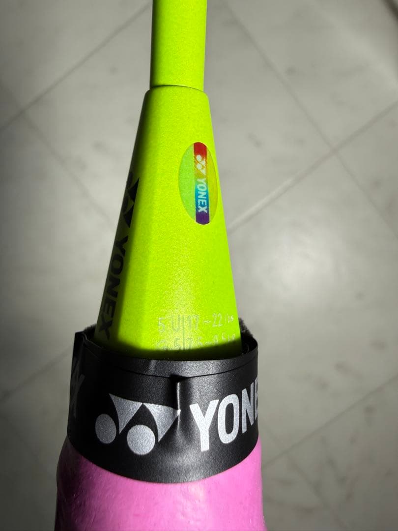 ひびなし美品YONEX VOLTRIC30 ボルトリック30 5UG5 イエロー