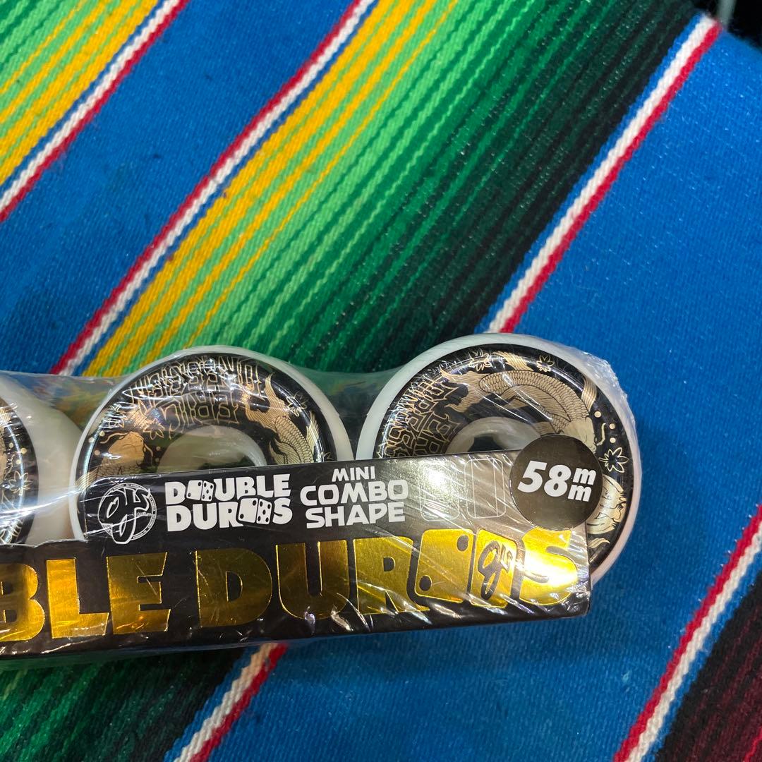 OJ DOUBLE DUROS 58mm スケートボードウィール 4個セット