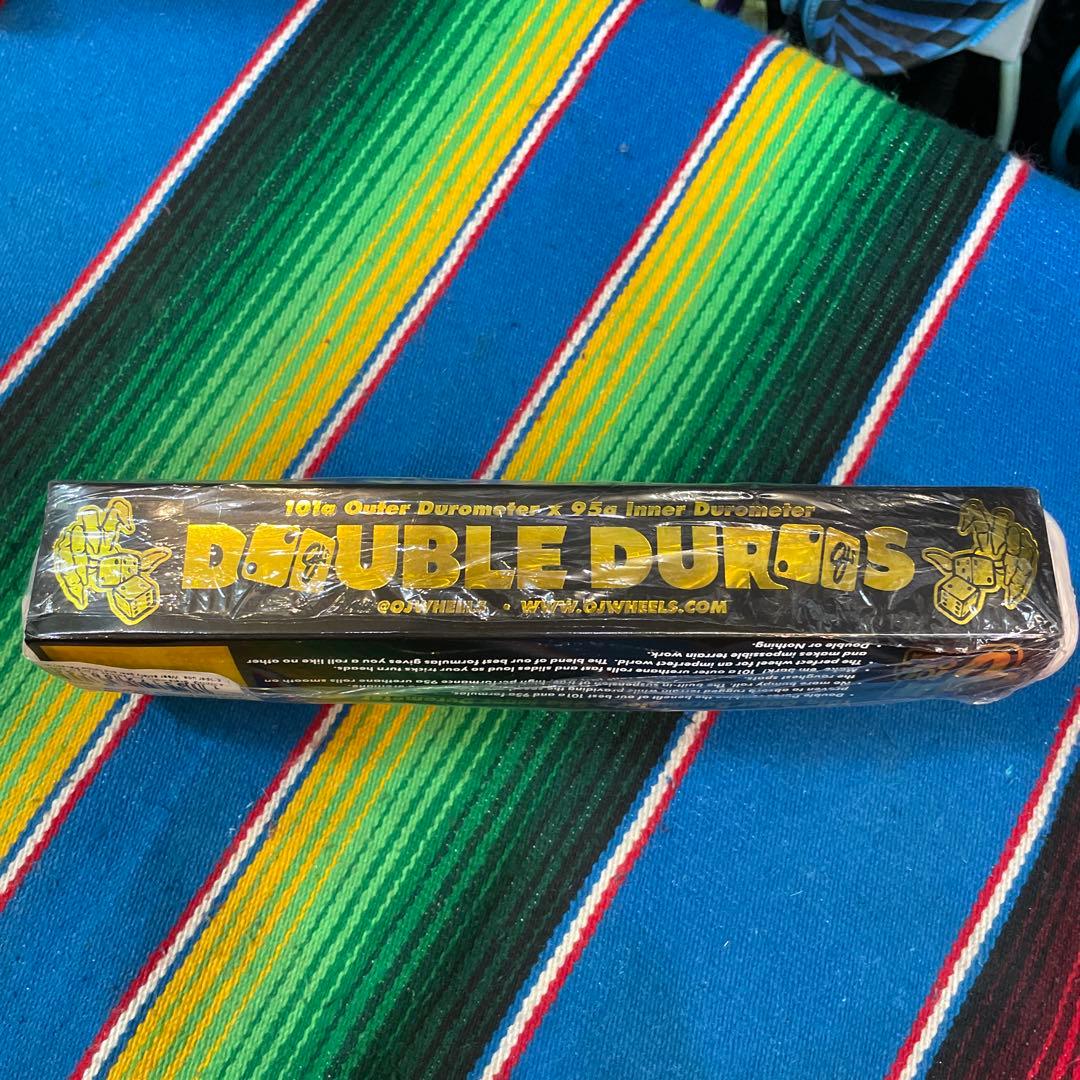 OJ DOUBLE DUROS 58mm スケートボードウィール 4個セット