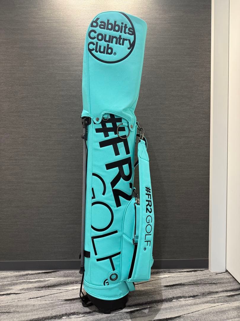 【極美品】FR2GOLF 沖縄限定キャディバッグ＆カバーセット ターコイズブルー