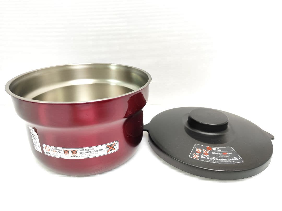 極美品　サーモス　真空保温調理器　シャトルシェフ　2.8リットル　赤