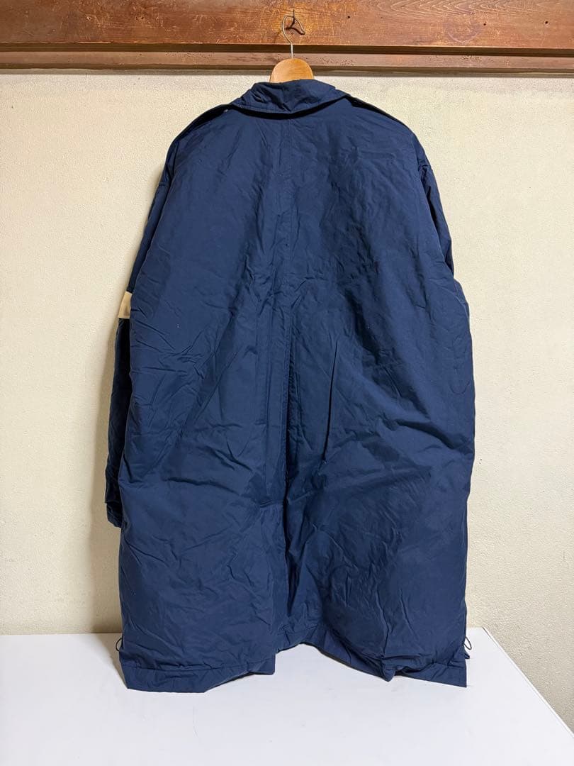 自宅保管 防寒着 3L 濃紺 ワッペン バッジ 作業服 リフレクター フード着脱