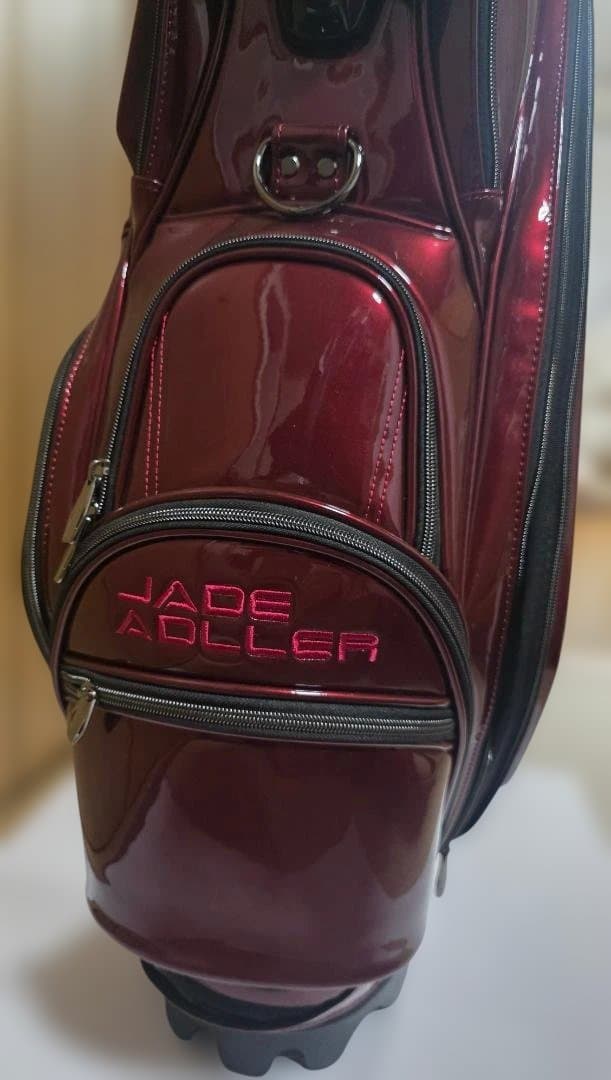 JADE ADLLER キャディバッグ ワインレッド