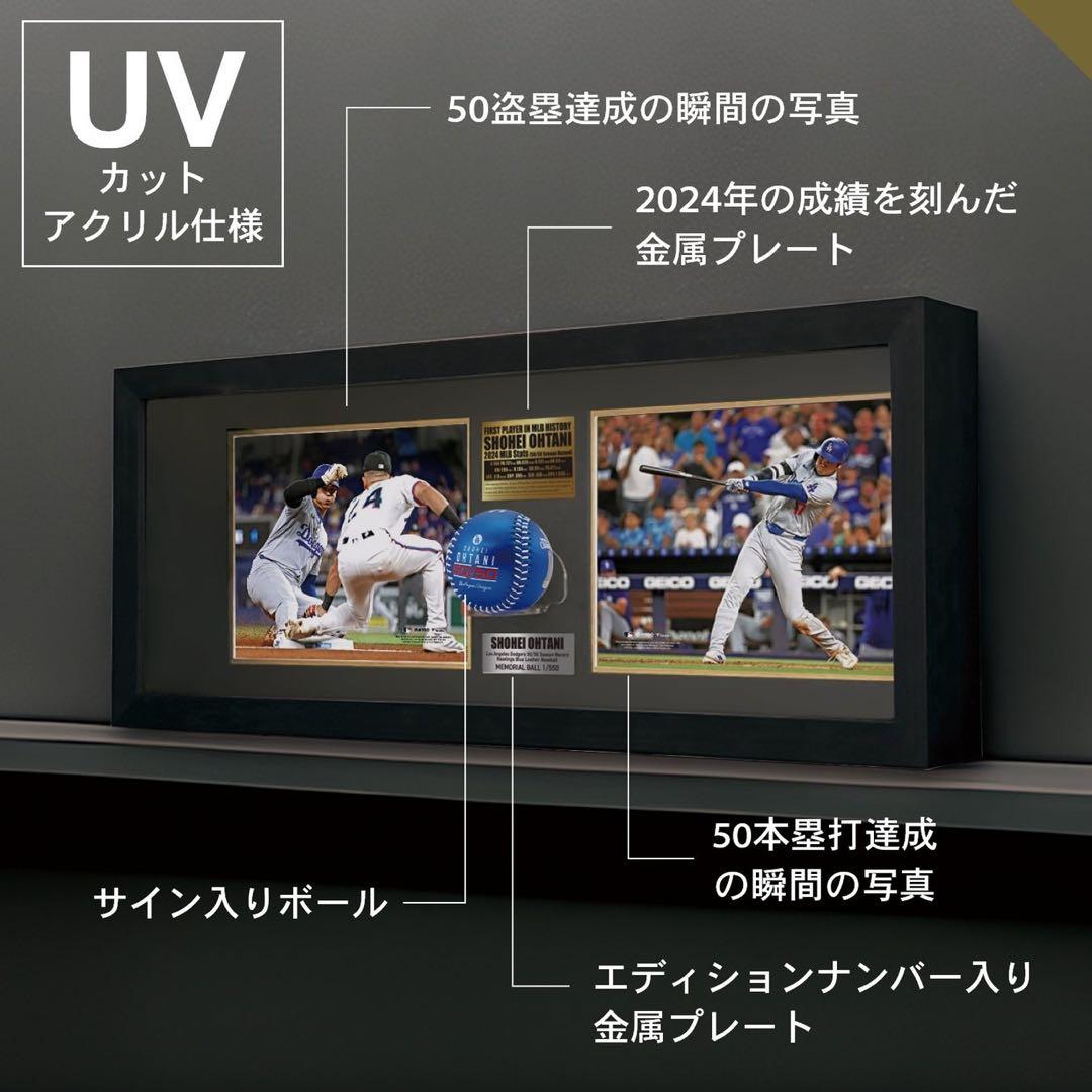 大谷翔平選手 MLB公式ライセンスフォト2枚セット　世界限定550点