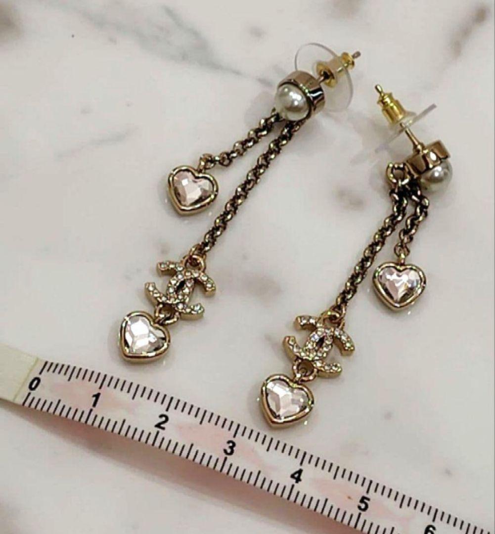 CHANEL♡ハートゴールドピアス♡ノベルティ♡