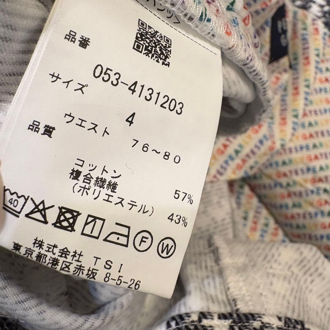 美品35周年記念モデルPEARLY GATES 小紋柄ゴルフパンツ サイズ4