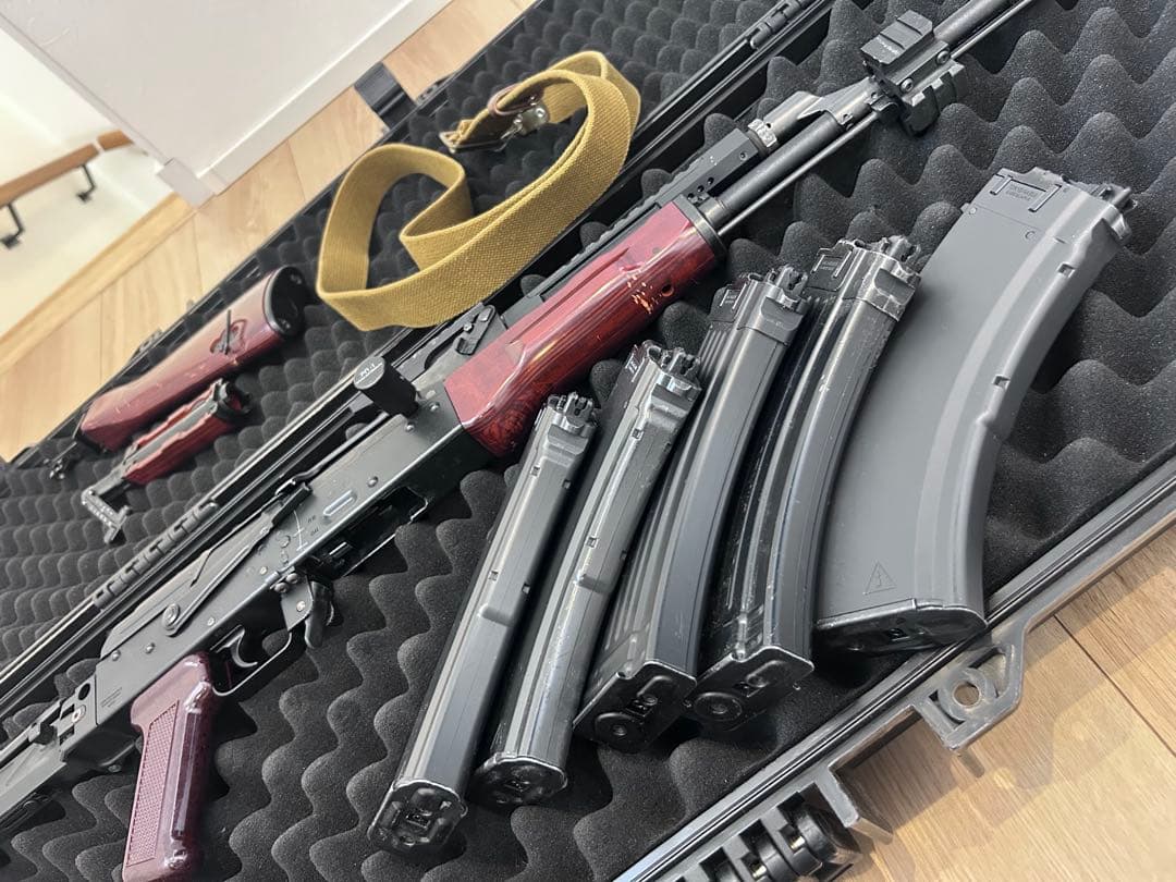 東京マルイ　AKM GBB カスタム　サバゲー　引退品　ガスガン　ガスブロ