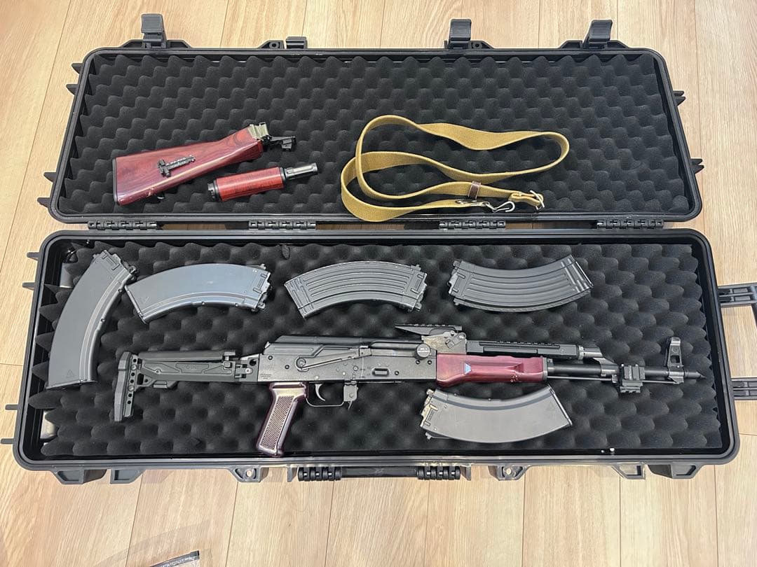 東京マルイ　AKM GBB カスタム　サバゲー　引退品　ガスガン　ガスブロ