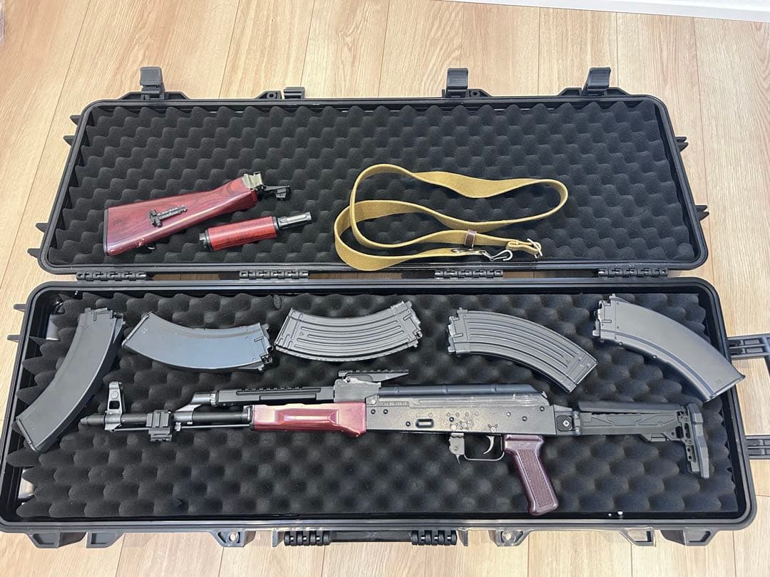 東京マルイ　AKM GBB カスタム　サバゲー　引退品　ガスガン　ガスブロ