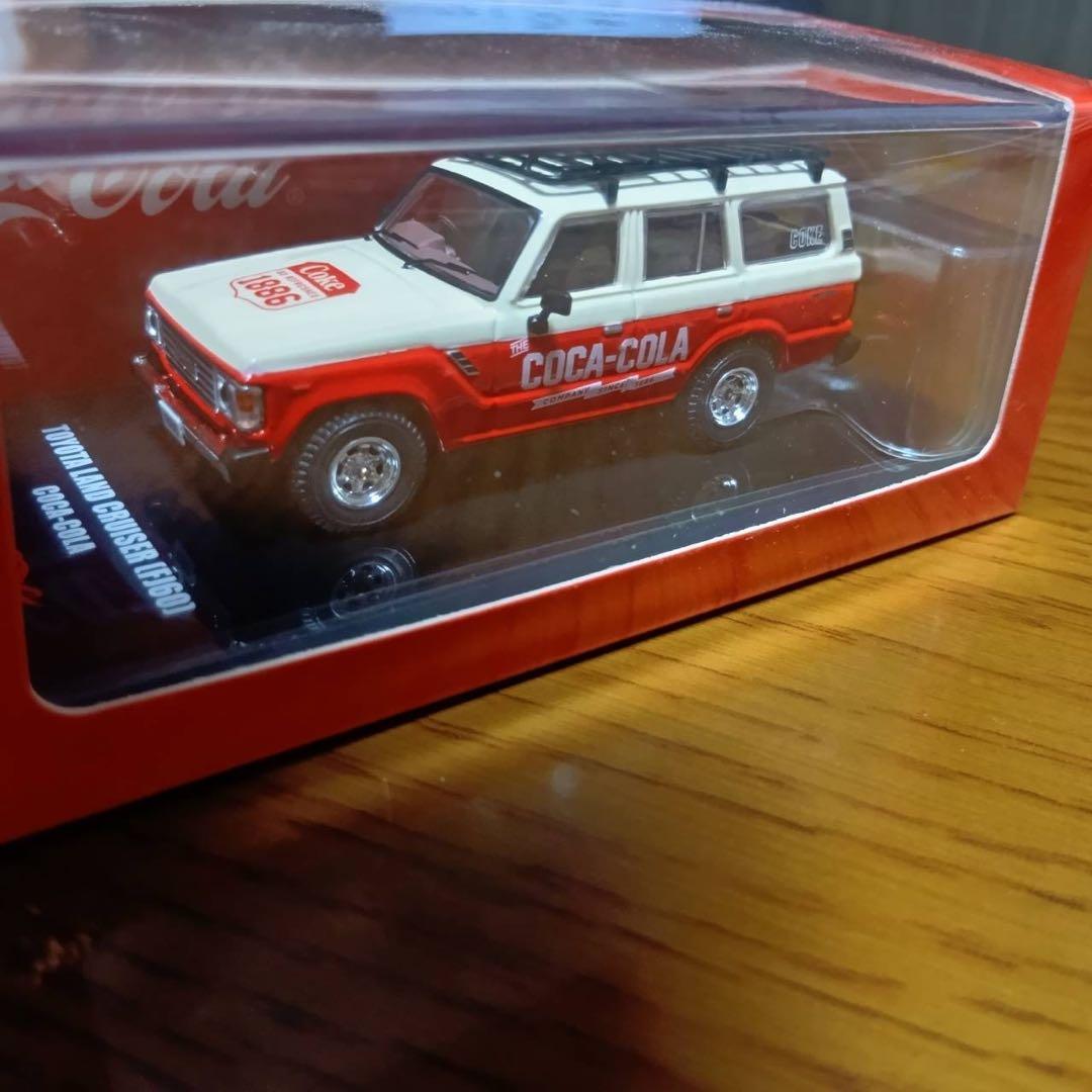 【2台セット】タイニー　TINY コカ・コーラ　ミニカー　1/64 2種