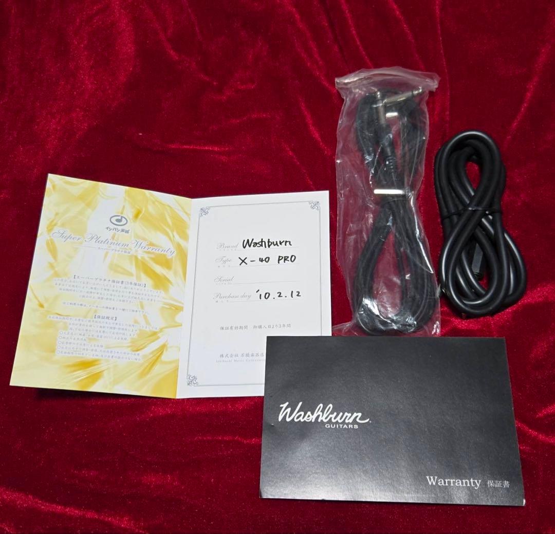 【極上・新品同様】Washburn X-40 PRO ダンカン搭載