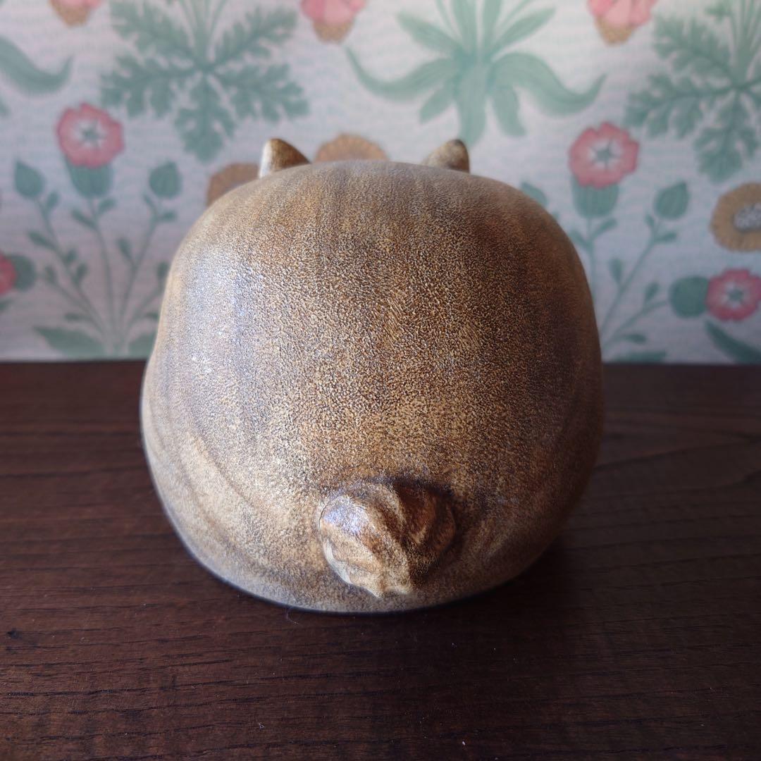 マヌル猫　ダルマ猫　茶猫　作家　陶器