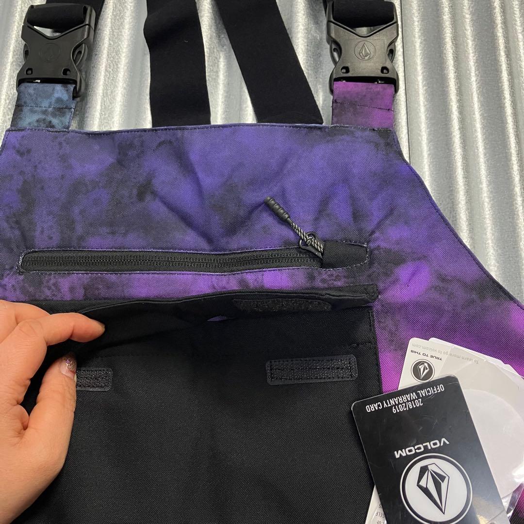 未使用　ボルコム　VOLCOM　スノボウェア　パンツ　メンズ　M　多色　パープル