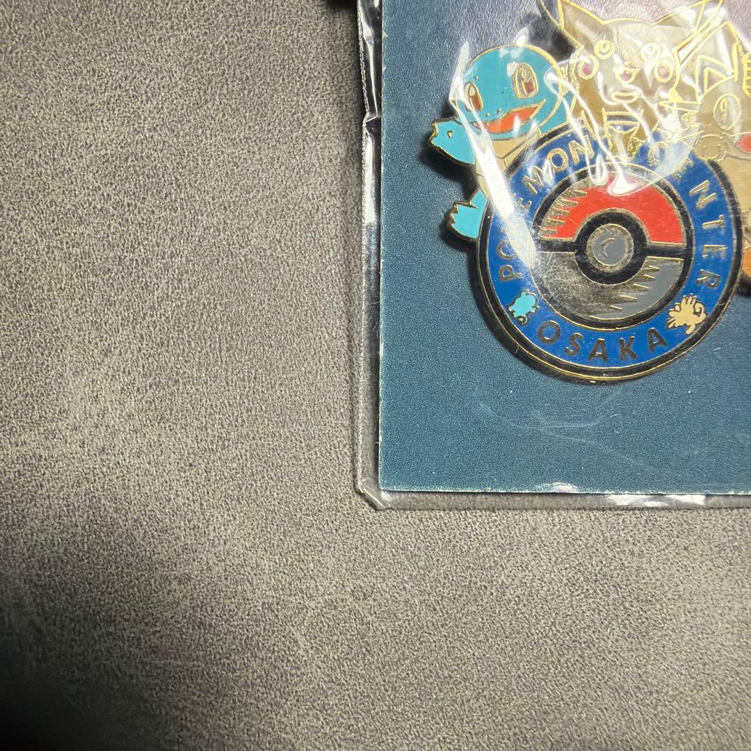 新品未開封　ポケモンセンター　オーサカ　1998 ニャース　ピンバッジ　ロゴ