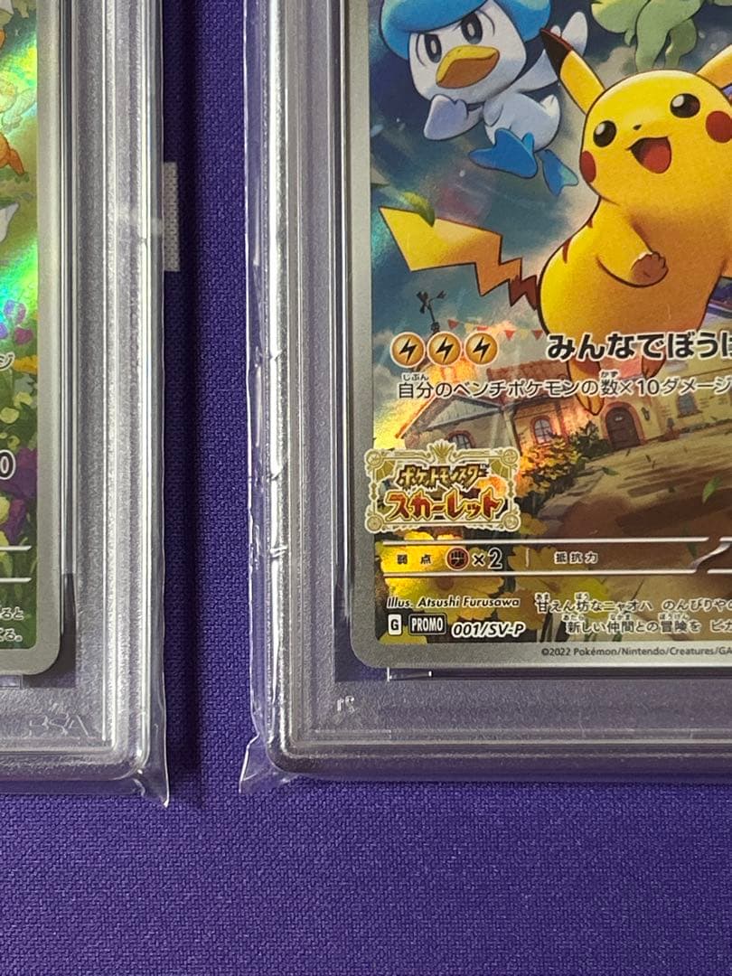 ピカチュウ　夏プロモ　みんなでぼうけん　psa 10連番