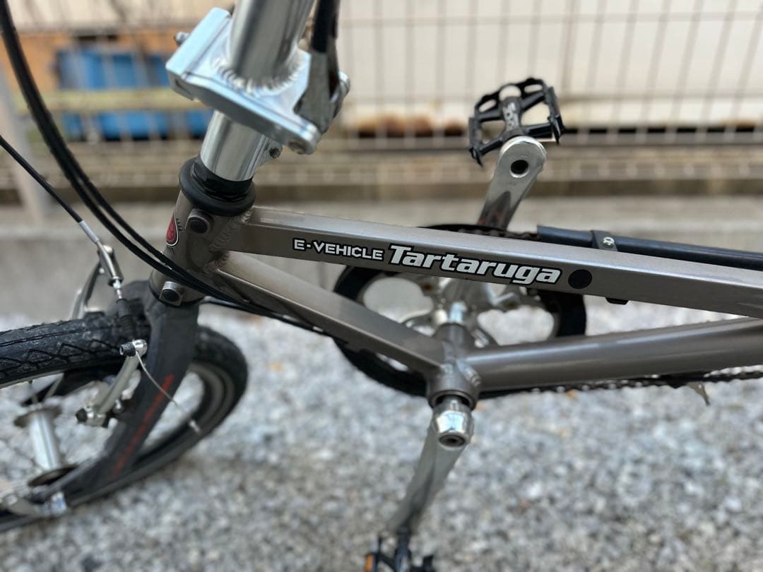 Tartaruga折りたたみ自転車 E-Vehicle 中古整備済 スタンド欠損