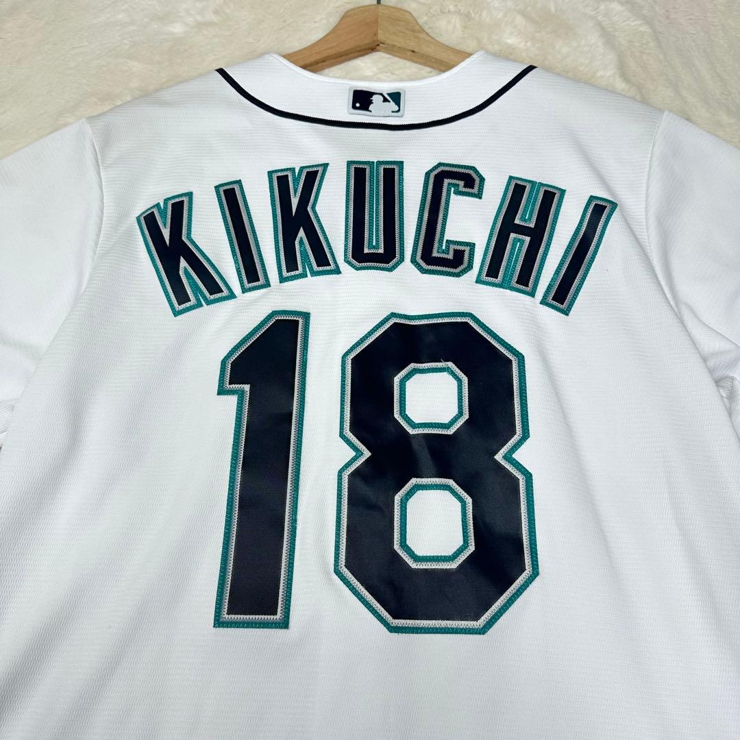 美品✨マジェスティック製マリナーズ菊池雄星ユニフォーム！ＷＢＣ応援にも最適な一枚