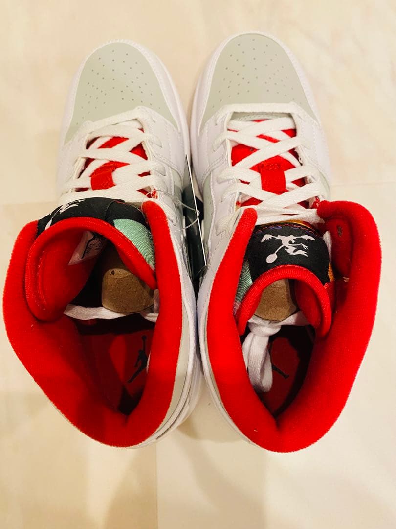 その他 NIKE AIR JORDAN 1 RETRO MID HARE JORDAN