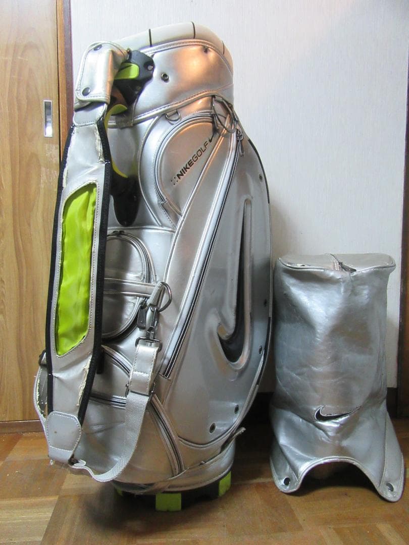 ★☆★ナイキ★NIKE GOLF★3点式★ゴルフバック★シルバー★☆★