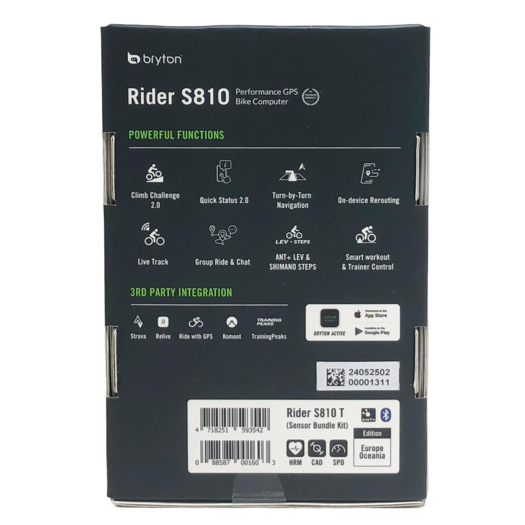 ブライトン Rider S810T（日本語対応）GPS サイクルコンピューター