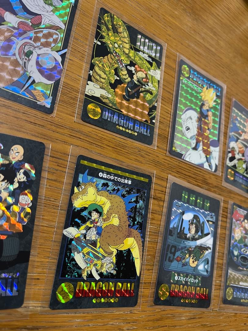 ドラゴンボールカードダス　ビジュアルアドベンチャー　キラ10枚　ホログラムシール