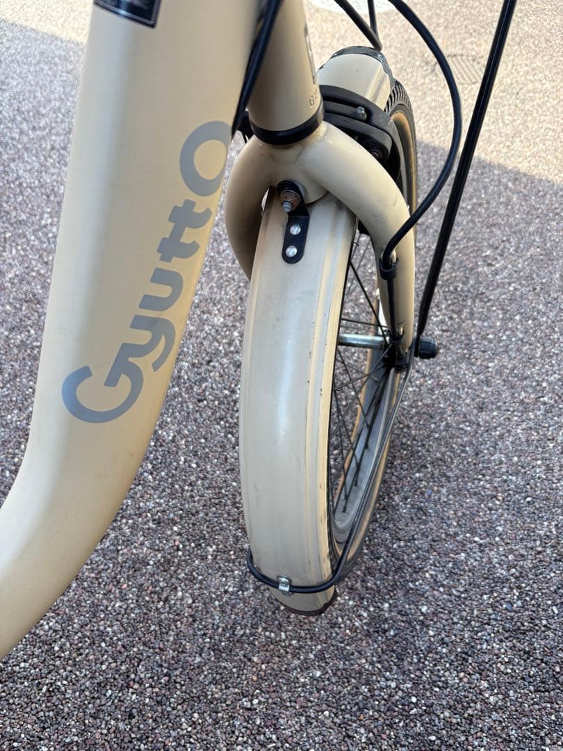 Gyutto 電動アシスト自転車 チャイルドシート付き ベージュ