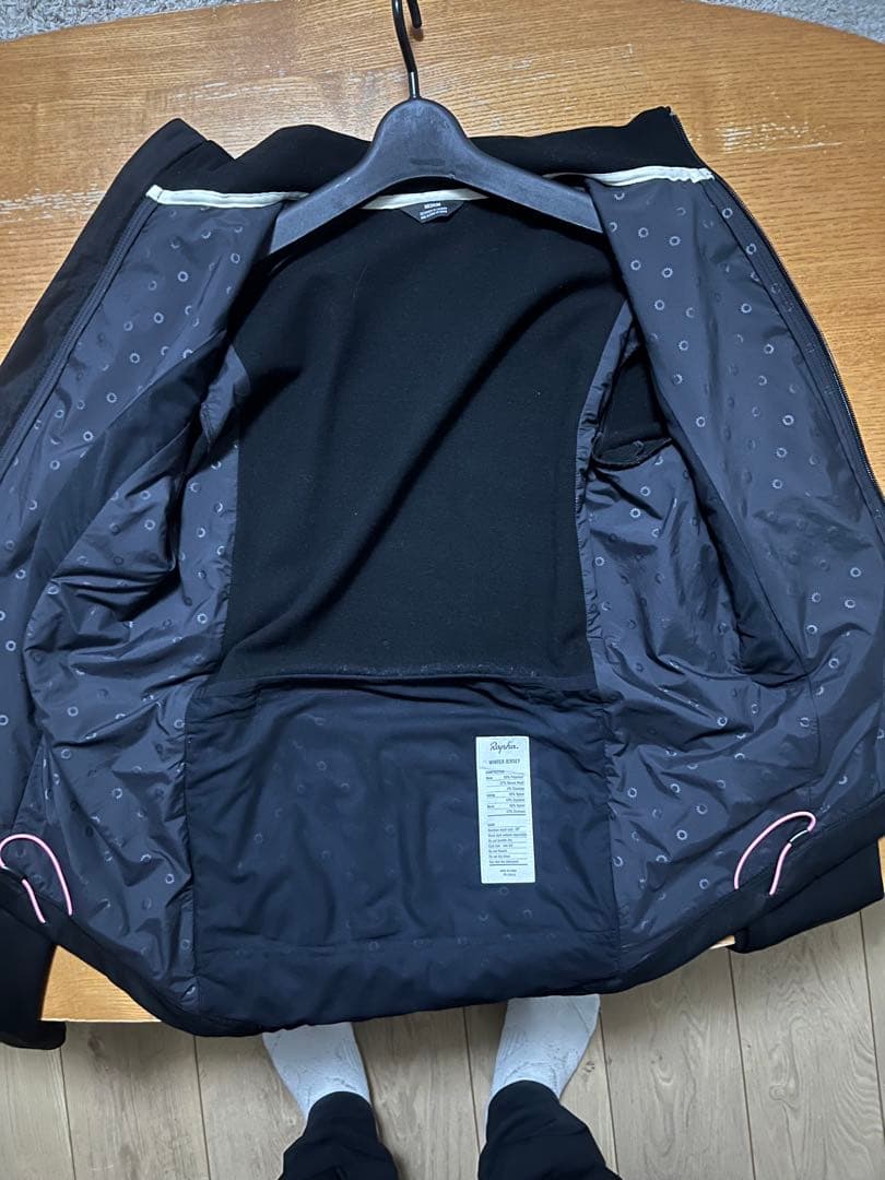 Rapha ブラック サイクルジャケット