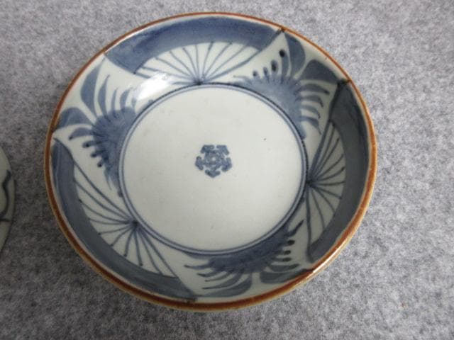 古伊万里染付小皿2枚 [B28917]