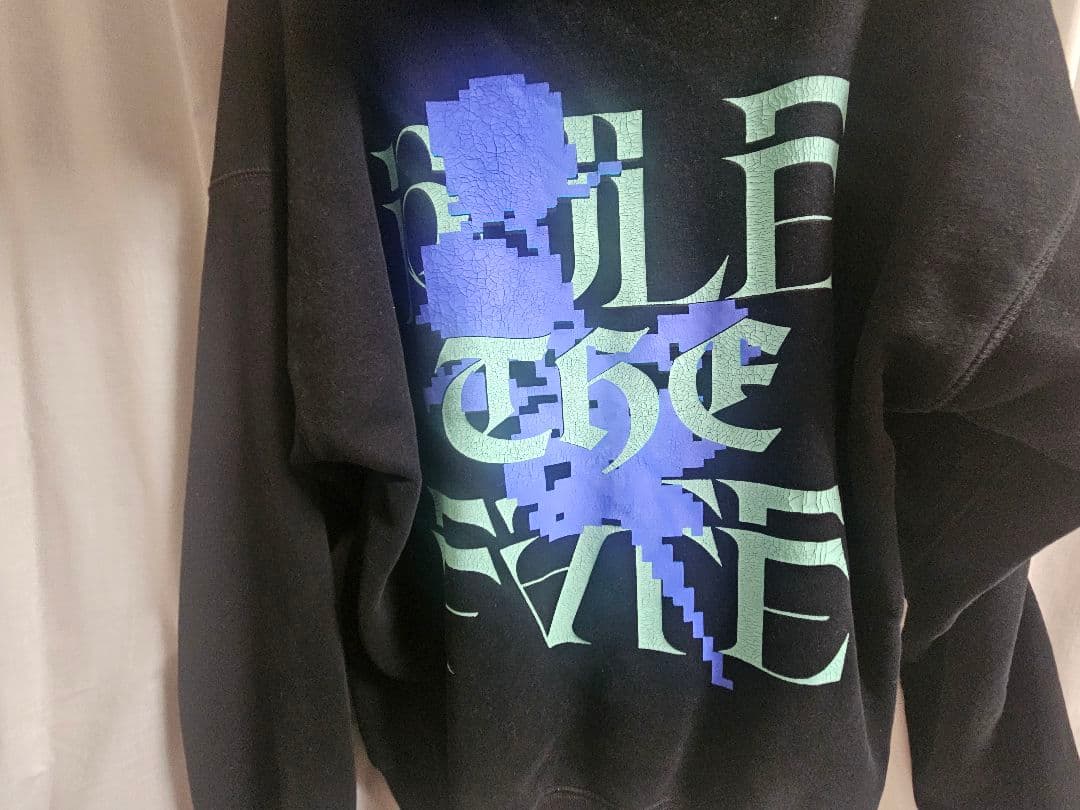 RULE THE FATE　パーカー　ブラック