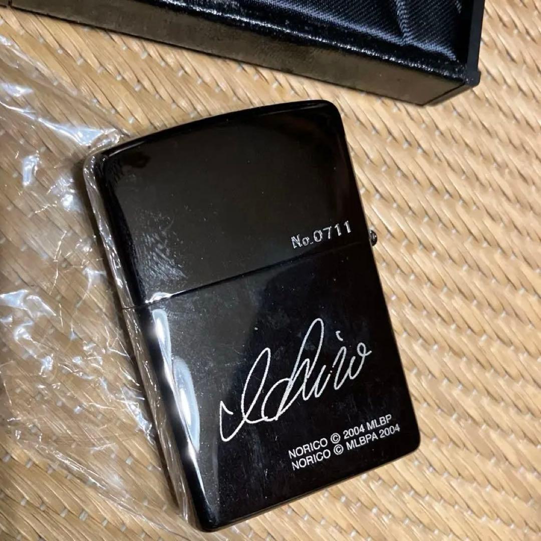 新品未使用品！イチロー サイン入り 記念品限定モデルzippoライター‼️