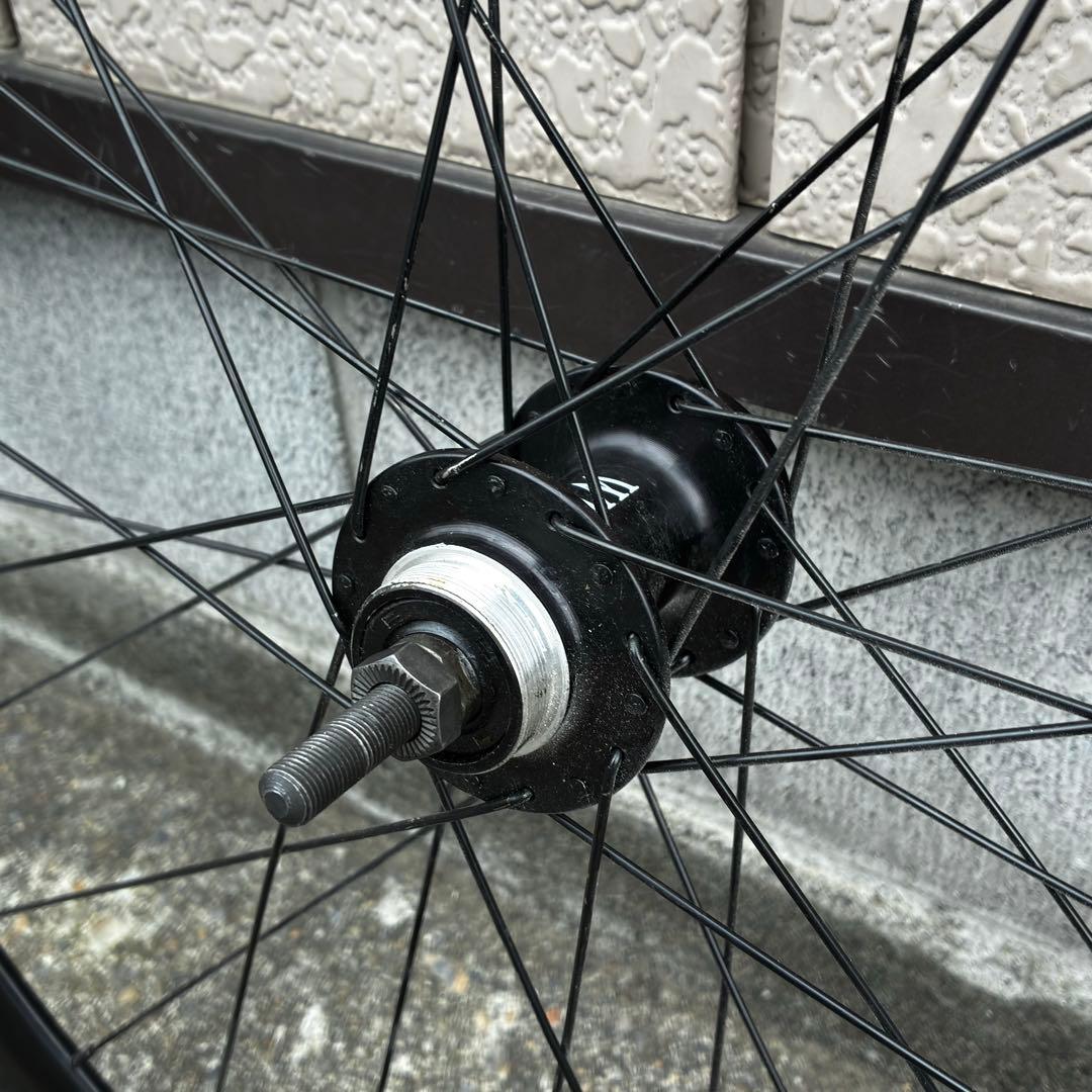 ピストバイクホイール 前後セット 700c ディープリム
