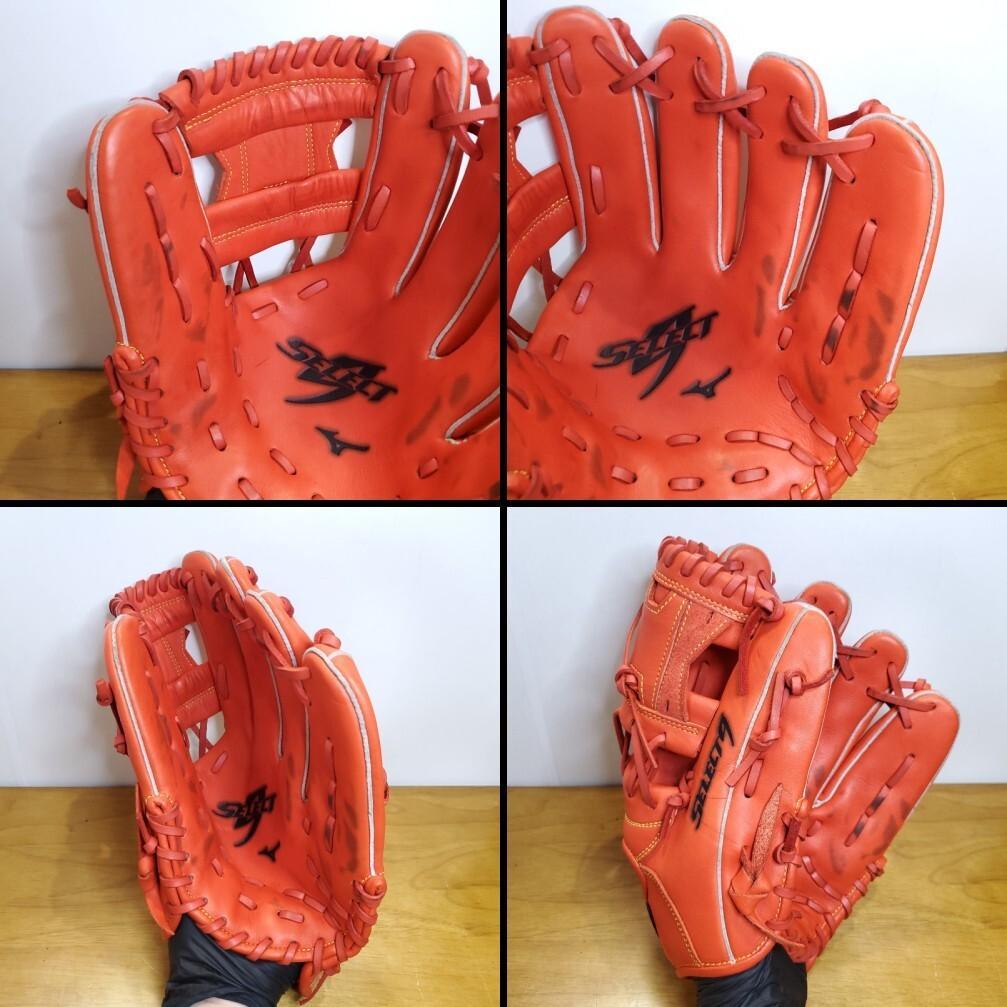 ミズノ MIZUNO 坂本型Hウェブ セレクトナイン 美品 内野用 軟式グローブ