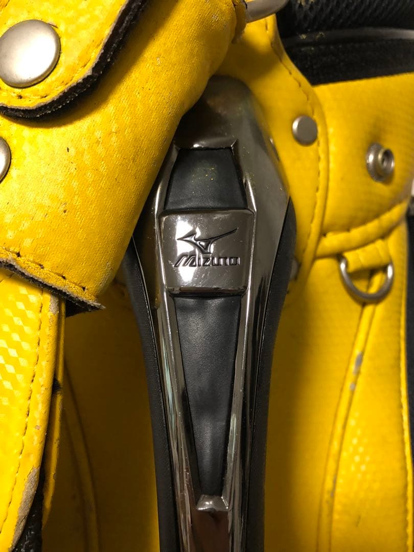【送料込み】廃盤希少品　MIZUNO ゴルフバッグ　珍しい黄色