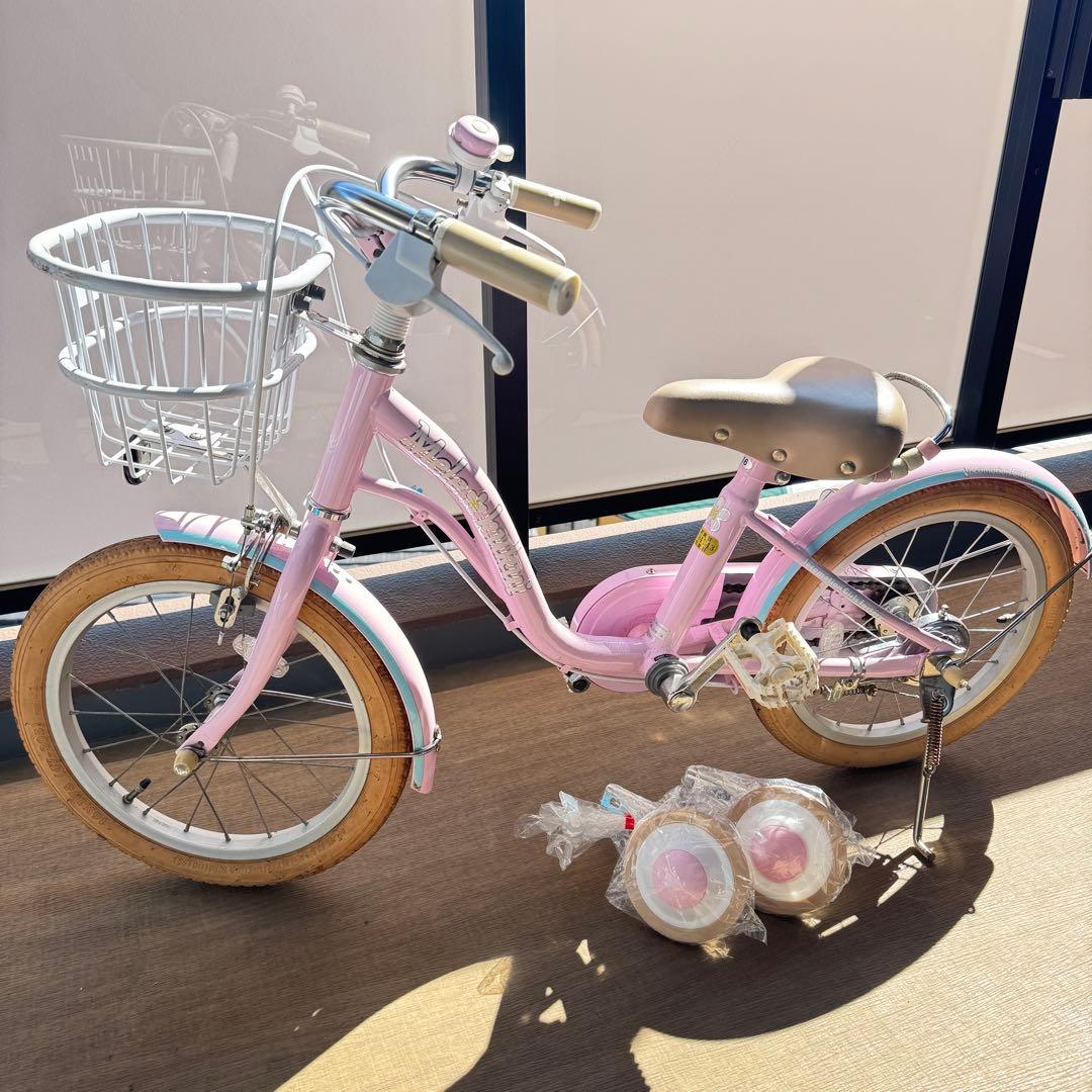 メレ・ククイキッズA 変速なし 16インチ 子供用自転車　ピンク
