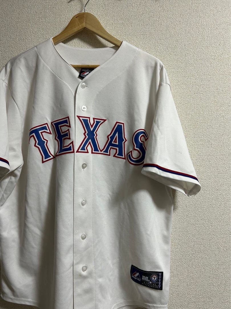 MLB レンジャーズ エルビス・アンドラス ユニフォーム ベースボールシャツ