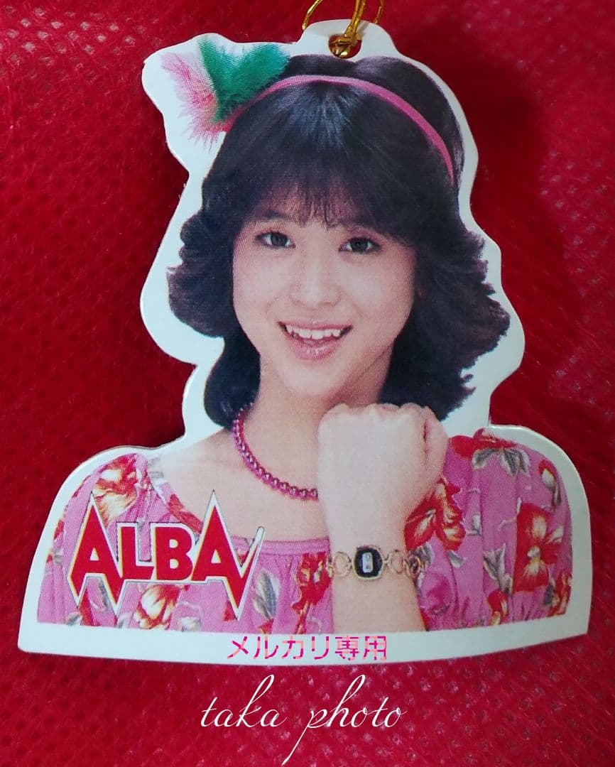 ＊希少＊松田聖子さんのALBAセット(風鈴&チラシ)