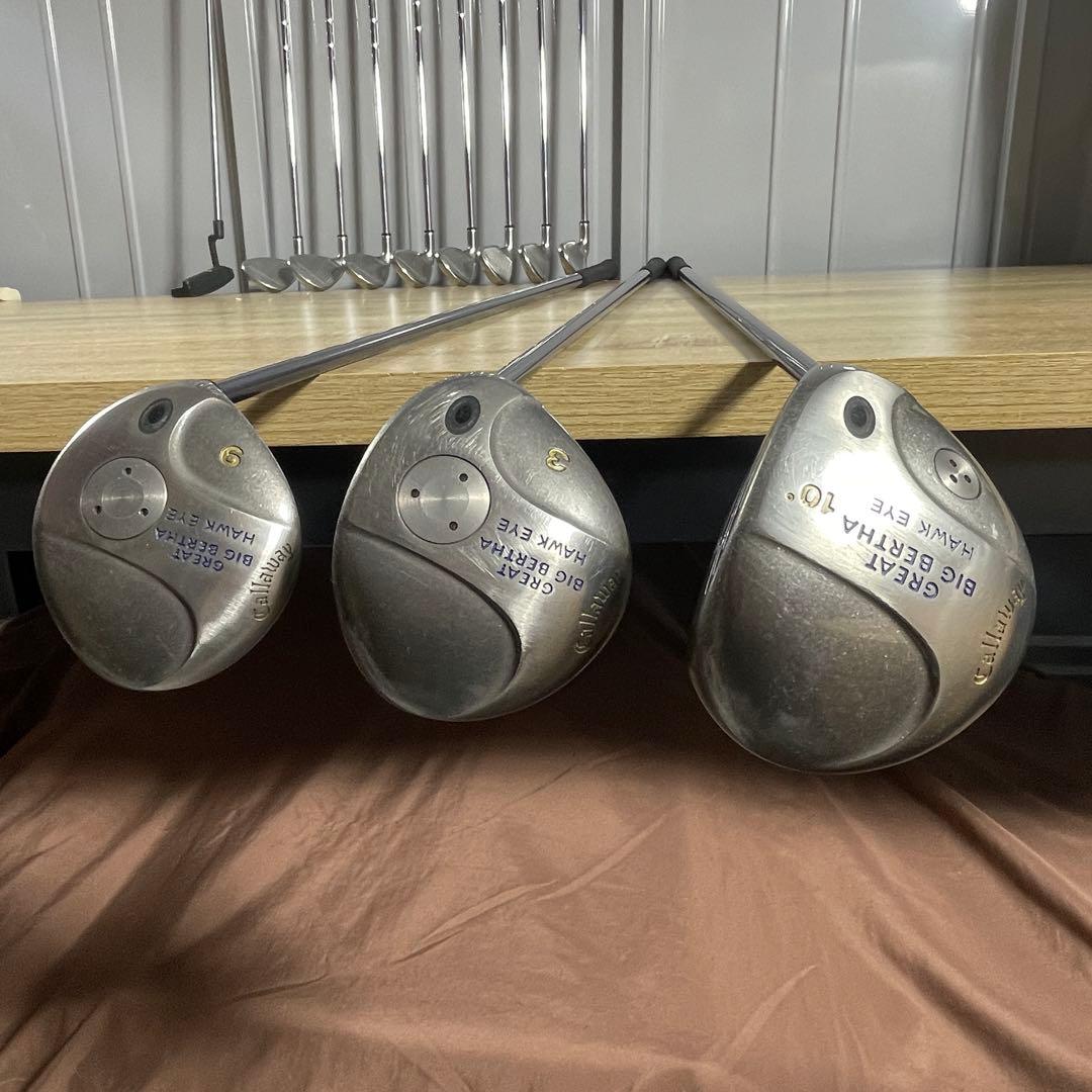 Callaway（キャロウェイ）ゴルフクラブ　ゴルフバッグ　12本セット　メンズ