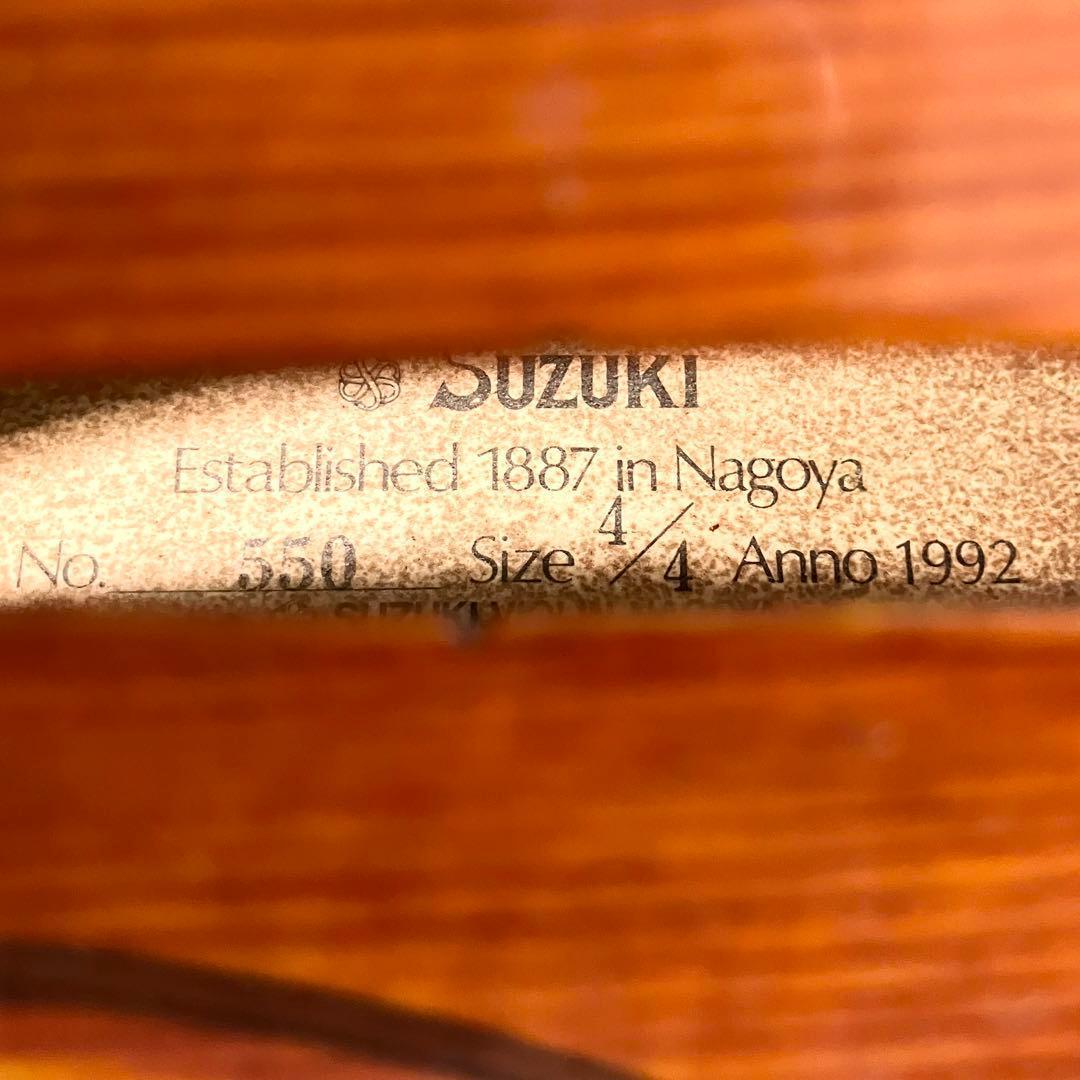 スズキ バイオリン No.550 4/4サイズ オーケストラ SUZUKI