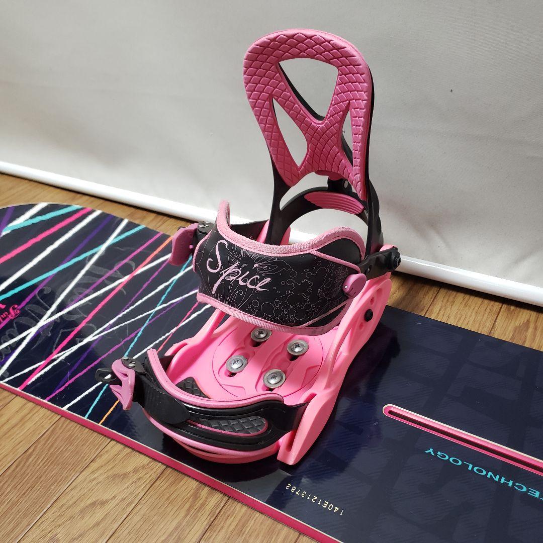 美品 KISSMARK 140cm スノーボードセット