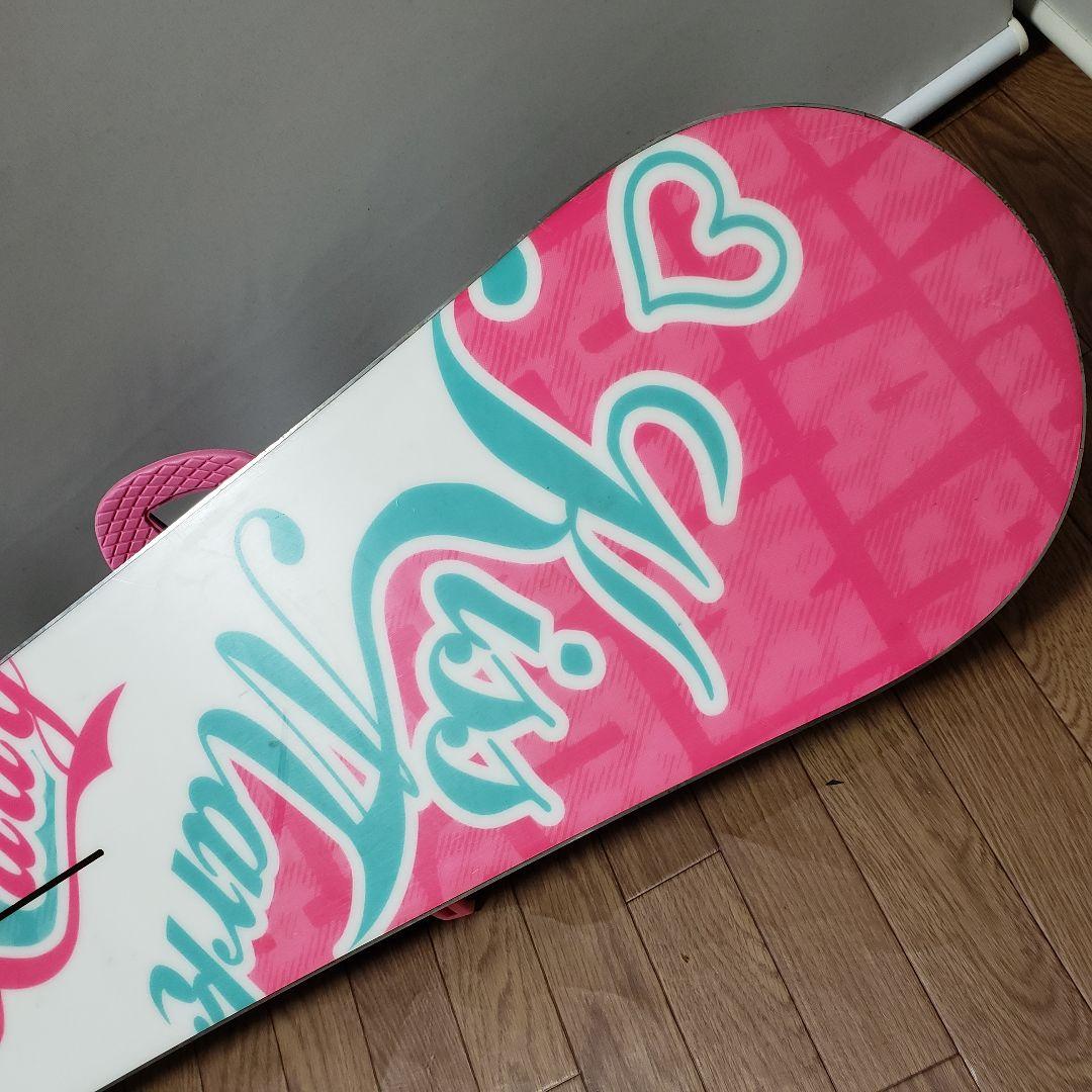 美品 KISSMARK 140cm スノーボードセット