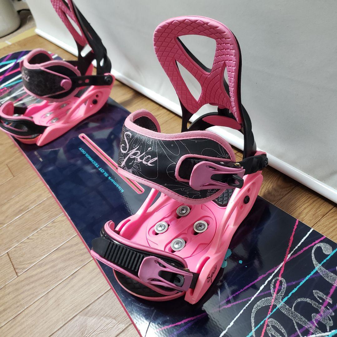 美品 KISSMARK 140cm スノーボードセット