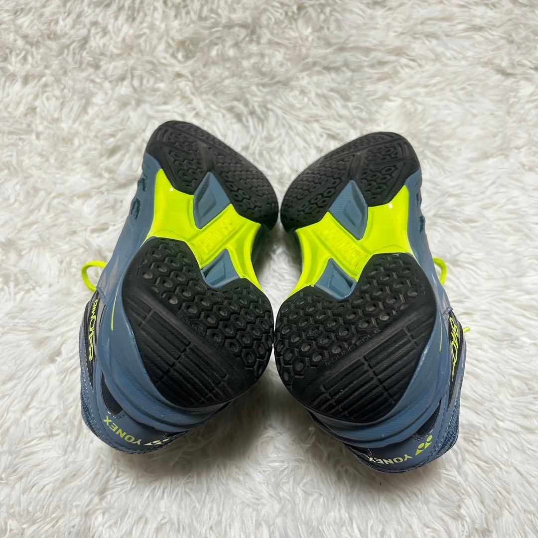 YONEX 840MID バドミントンシューズ グレー/ライム 26cm