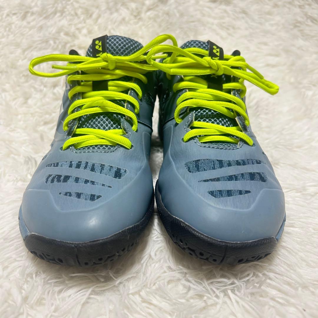 YONEX 840MID バドミントンシューズ グレー/ライム 26cm